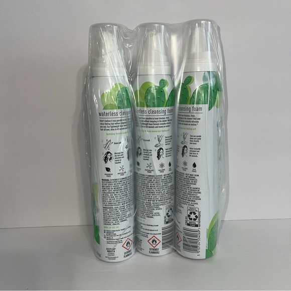 Batiste Waterless Cleansing Foam Pack Of 3 New 3.6oz Each - Picture 3 of 4